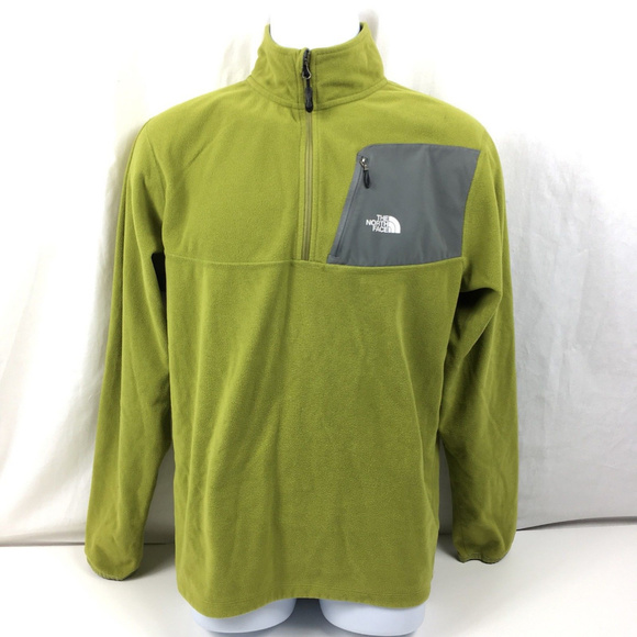 The North Face Other - The North Face Mens 1/4 Zip TKA 100 Green